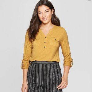 Women's Long Sleeve Utility Top - 79-113